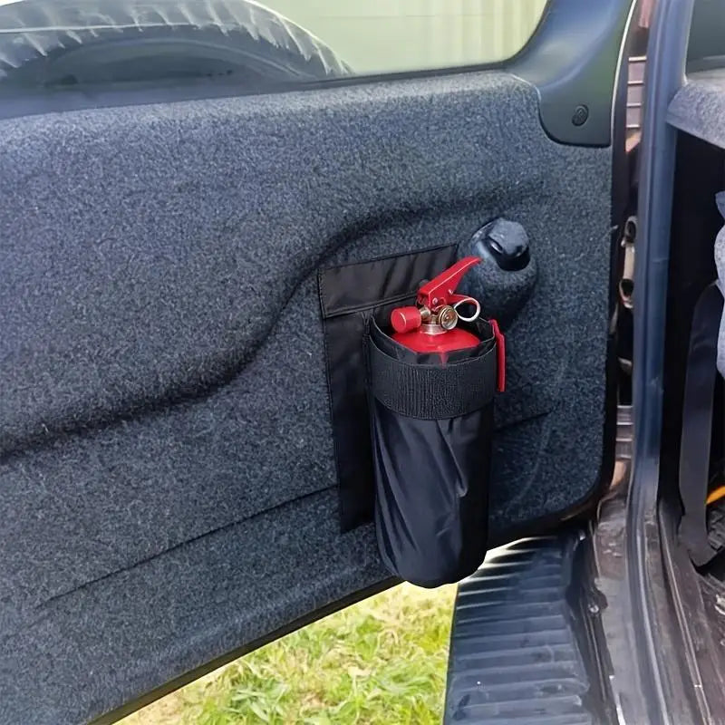 Oxford Fabric Car Fire Extinguisher Holder & Trunk Storage Bag Car Storage Organizer Richie's