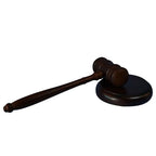 Handcrafted Walnut Wood Judge Gavel & Sound Block Set Wooden Gavel Set Richie's