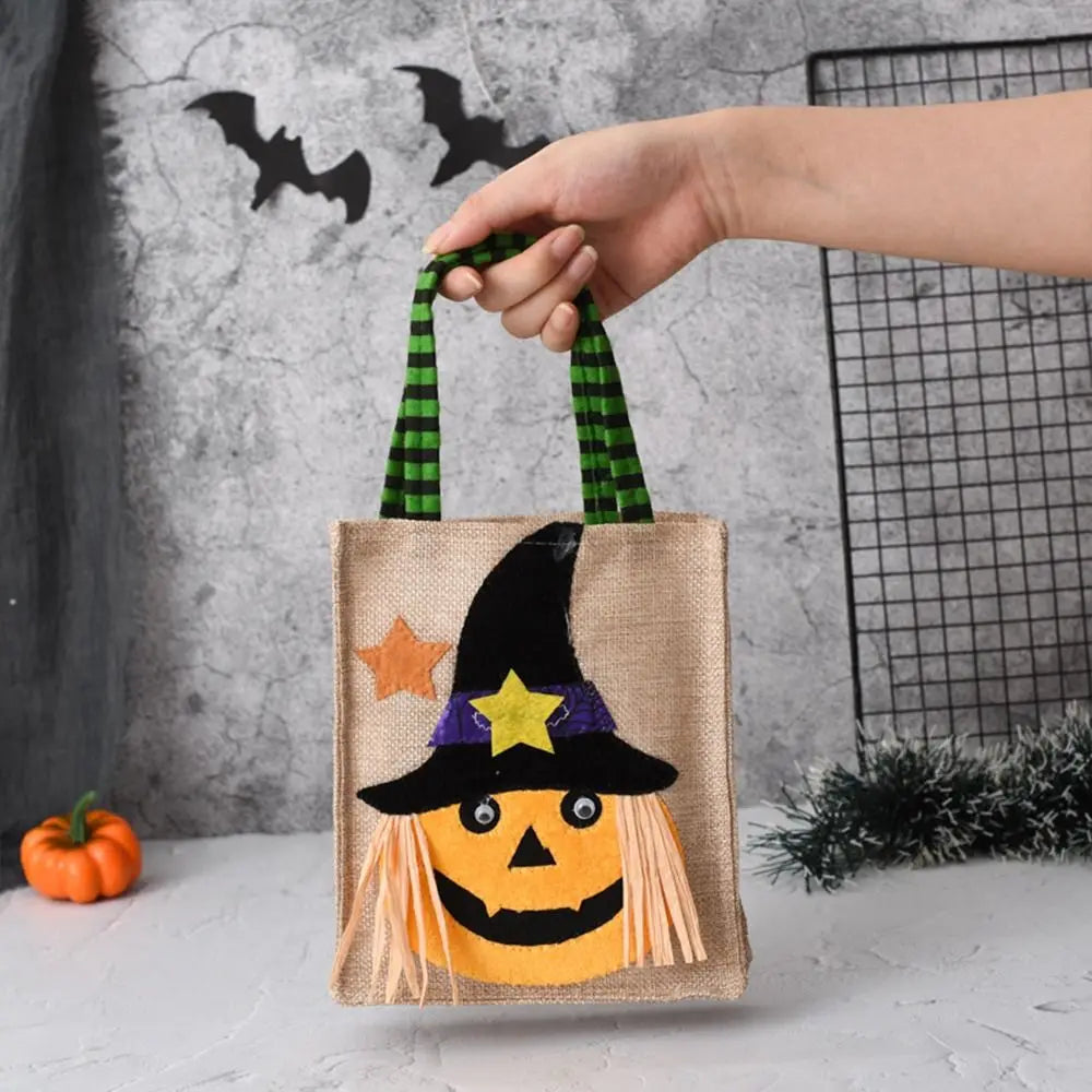 Halloween Non-Woven Tote Bags – Pumpkin, Witch & Skull Halloween Gift Bag Richie's