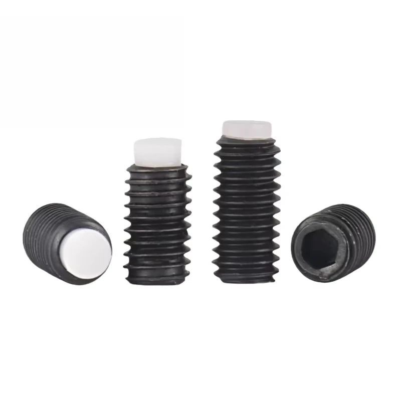 M2–M5 Grade 12.9 Black Hex Socket Nylon-Tip Grub Set Screws Grub Set Screws Richie's