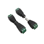 10Pcs DC 12V Solderless Screw Terminal Connectors 5.5x2.1/2.5mm DC Power Connector Richie's