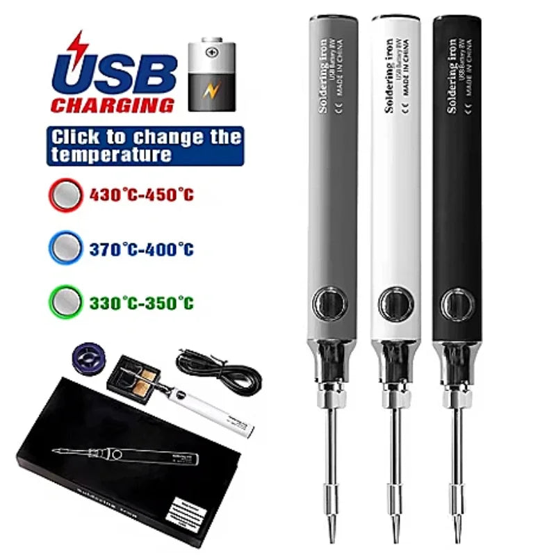 Portable USB 5V Soldering Iron Pen – Wax & Leather Burner USB Soldering Iron Richie's
