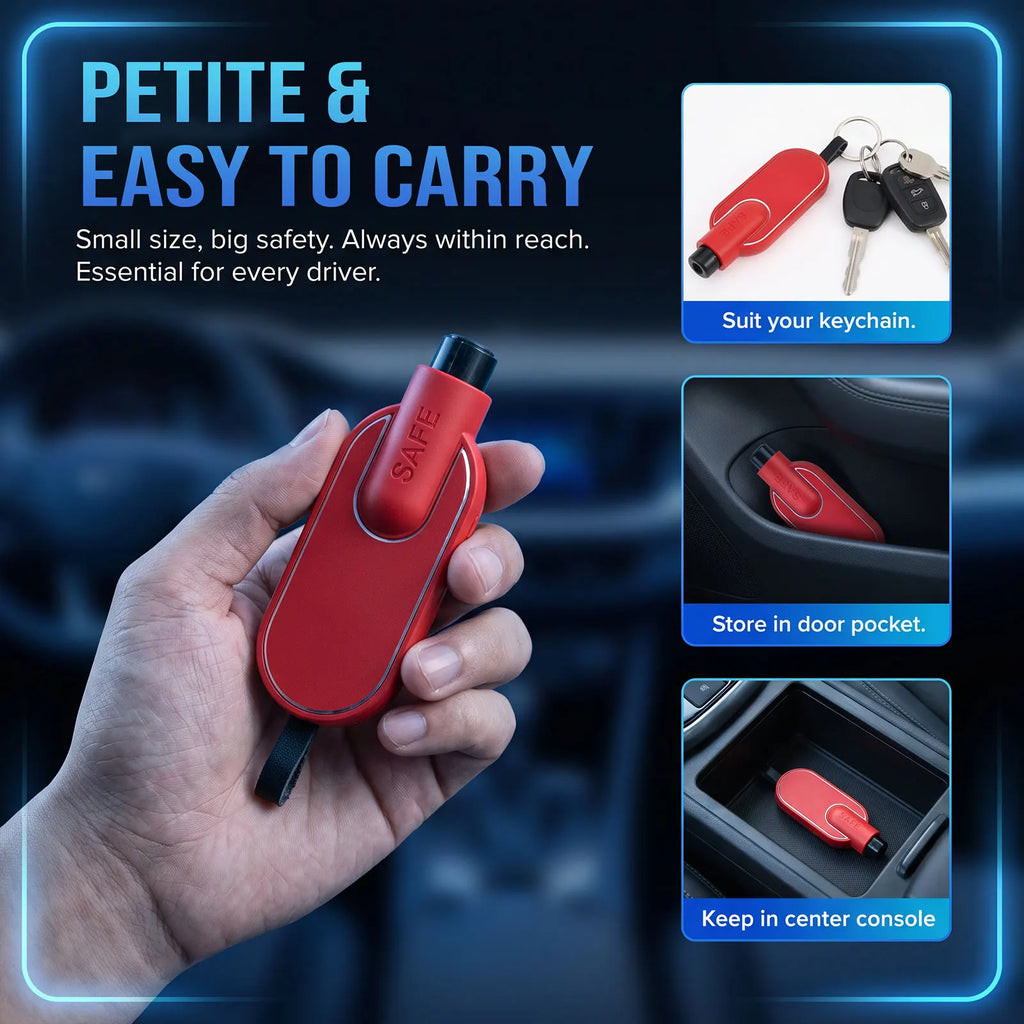 2-Pack Car Window Breaker & Seat Belt Cutter Tool Car Safety Tool Richie's