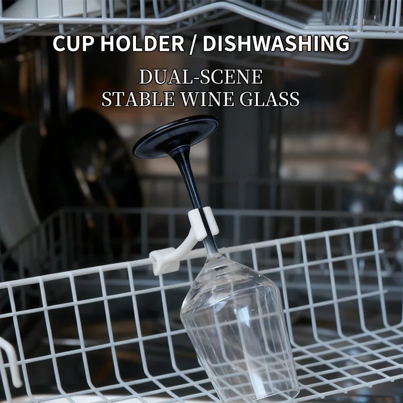 Wine Glass Holder Rack – Dishwasher-Safe, 4 or 8 Pcs Set Wine Glass Rack Richie's