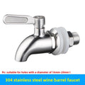Stainless Steel Wine Barrel Faucet | Beer, Juice & Beverage Tap Wine Barrel Faucet Richie's 16mm