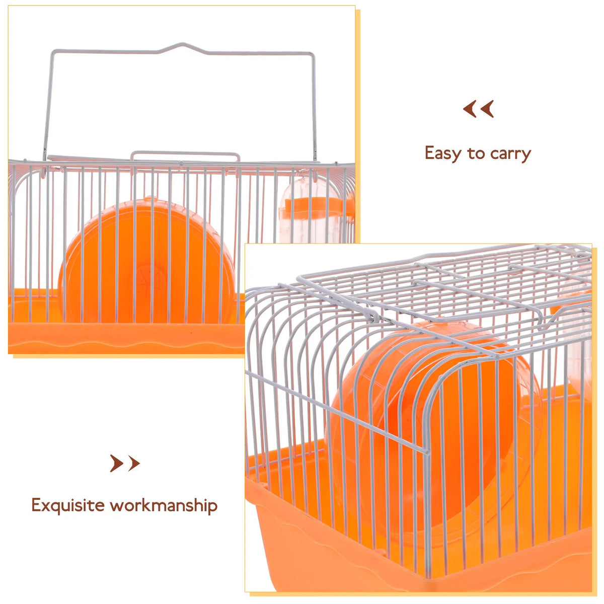 Pink Hamster Cage – Spacious Safe Enclosure for Small Pets Small Pet Cage Richie's