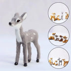 Miniature Artificial Fur Deer Figurine – Fairy Garden Decor Decorative Figurine Richie's