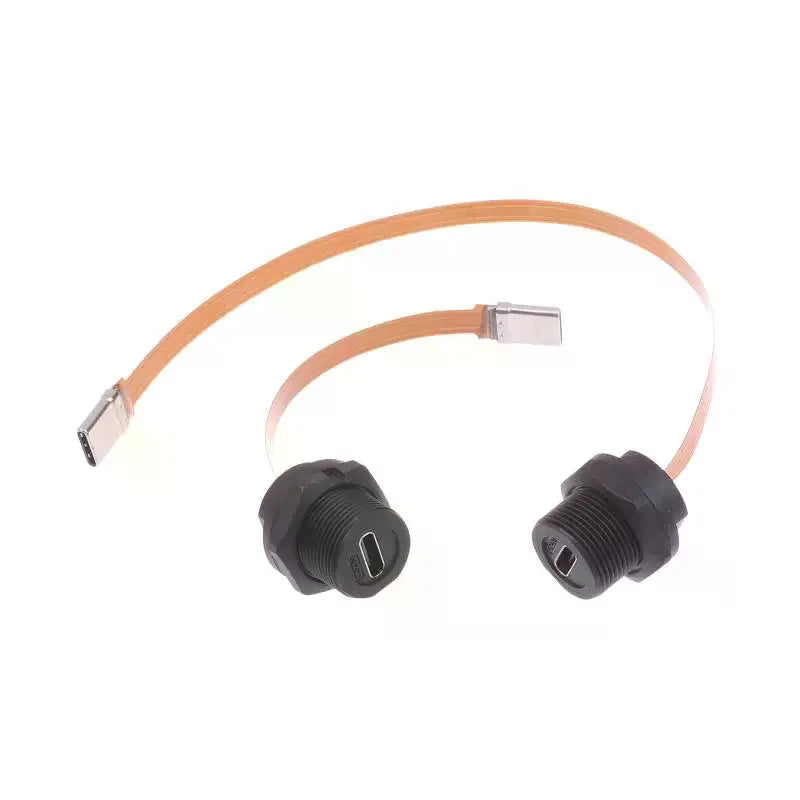 IP67 Waterproof USB-C Cable – Flat Threaded Outdoor IoT Cord Waterproof USB Cable Richie's