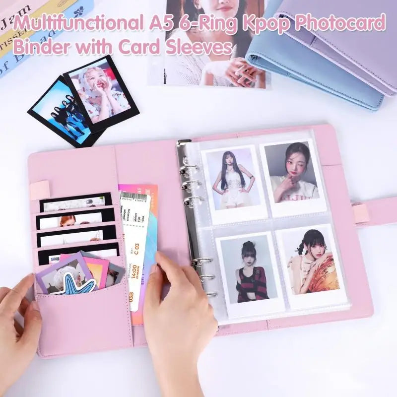 A5 Kpop Photocard Binder Album 30 Pages Loose-Leaf Holder Photocard Binder Album Richie's