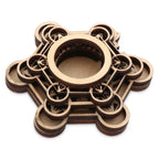 Lotus Wooden Crystal Ball Base | Meditation Decor Stand Crystal Display Stand Richie's Style 2