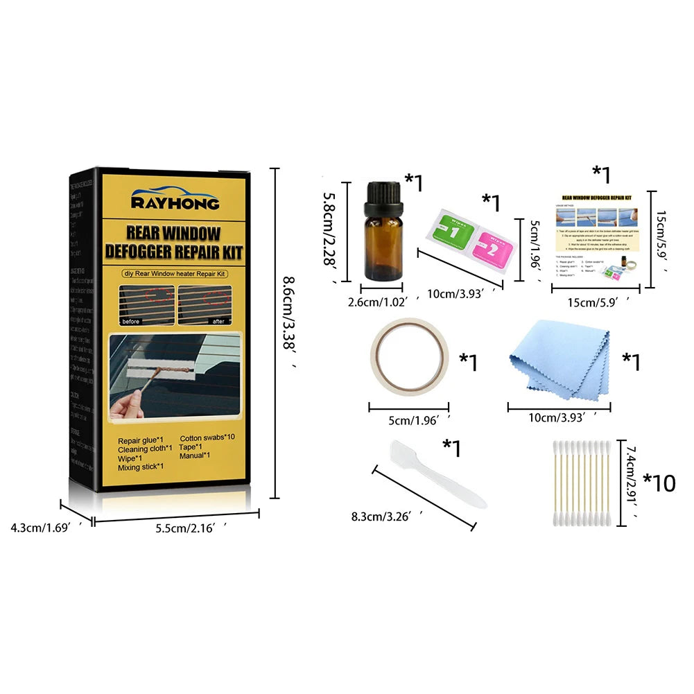 Car Rear Window Defogger Repair Kit – DIY Defroster Grid Fix Defroster Repair Kit Richie's