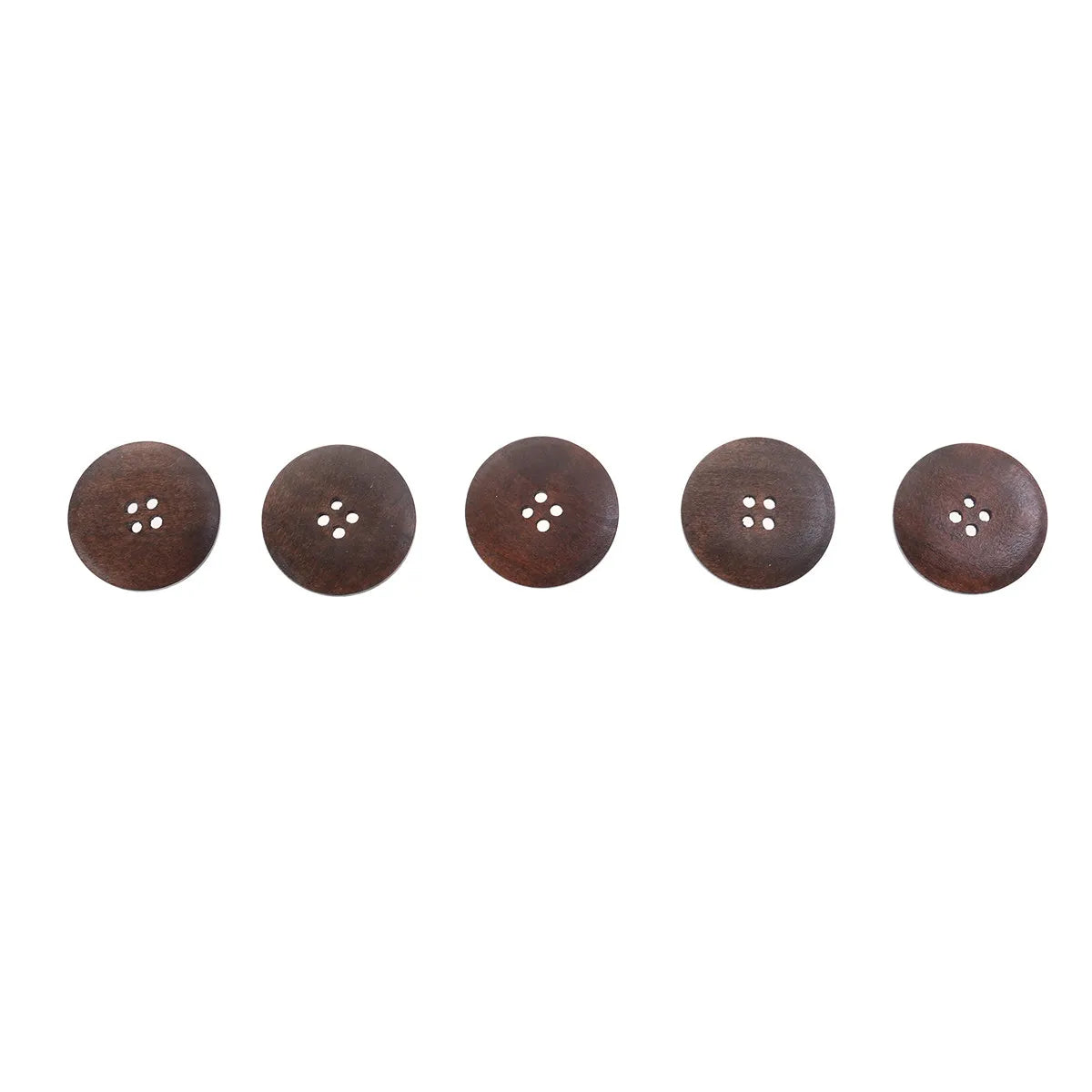 20 PCS Wooden Decorative Flatback Buttons – 4-Hole Sewing Craft Craft Sewing Buttons Richie's
