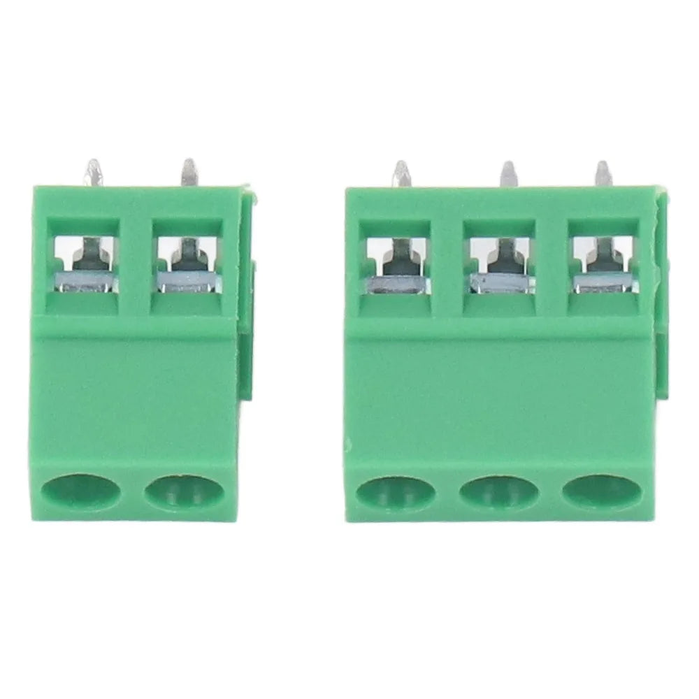 80PCS KF128 Screw Terminal Block 2P 3P 5mm Pitch PCB Mount PCB Terminal Block Richie's