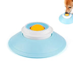 Dog Cat Lick Ball Slow Feeder Toy & Treat Dispenser Bowl Pet Slow Feeder Toy Richie's yellow