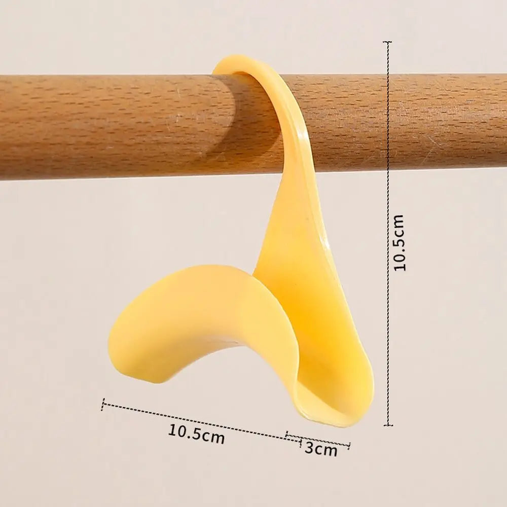 Plastic Handbag Hanger Hook – Closet Rod Storage Organizer Closet Hanger Hook Richie's Yellow