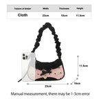 Women's Plaid Crescent Mini Shoulder Bag | Half Moon Handbag Crescent Shoulder Bag Richie's