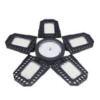 23.5W LED Garage Ceiling Light – 6 Adjustable Panels, 288 Chips LED Garage Light Richie's Warm Light