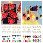10PCS Rattan Ball Star Heart Moon Fish Xmas Tree Ornaments Christmas Ornaments Richie's