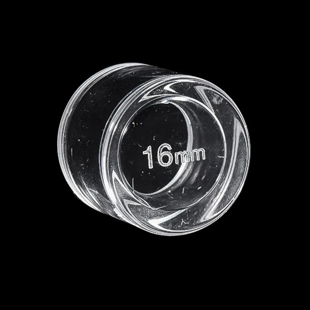 Clear Acrylic Pipe Fittings 16/20mm – 90° Elbow & End Plug Acrylic Pipe Fittings Richie's 16mm End Cap