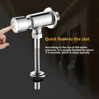 Brass Self-Closing Urinal Flush Valve | Hand Press Delay Urinal Flush Valve Richie's