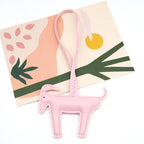 2027 Year of the Sheep Goat Keychain PU Leather Bag Charm Pendant Keychain Pendant Richie's A4