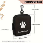 Zippered Dog Training Treat Bag – Portable Spill-Proof Pouch Dog Treat Pouch Richie's
