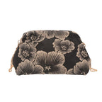 Retro Chinese Cheongsam Shoulder Bag | Chain Wristlet Women Shoulder Bag Richie's Black