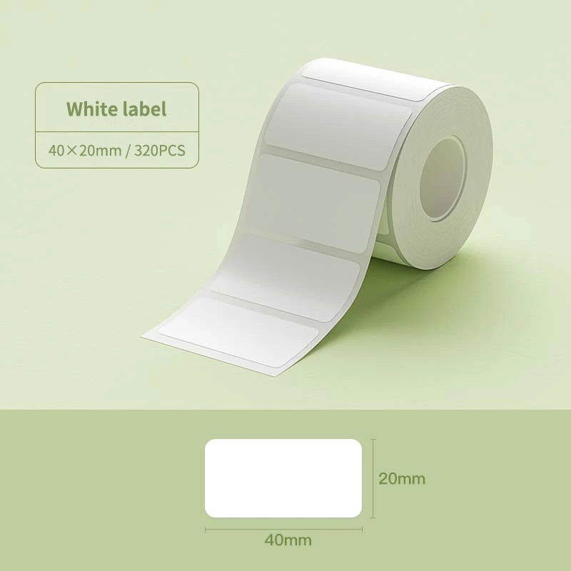 Niimbot B1/B21 Thermal Label Maker – Waterproof Sticker Printer Thermal Label Printer Richie's 4020-White