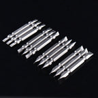 10Pcs Magnetic Double Head Phillips Slotted Screwdriver Bits S2 65mm Screwdriver Bit Set Richie's