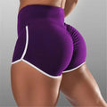 Women's High Waist Quick-Dry Running Shorts | S–3XL Yoga Women's Athletic Shorts Richie's purple XL