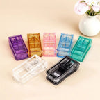 Portable 2-in-1 Tablet Cutter & Pill Storage Case Pill Cutter & Organizer Richie's