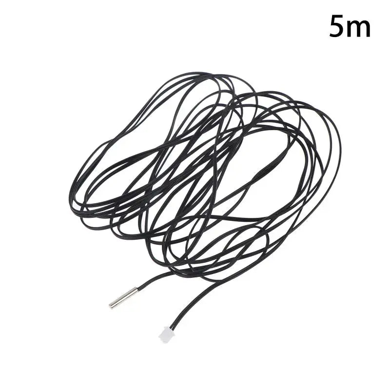 NTC 10K Thermistor Waterproof Temperature Sensor Probe 0.5–5M Temperature Sensor Probe Richie's 5M