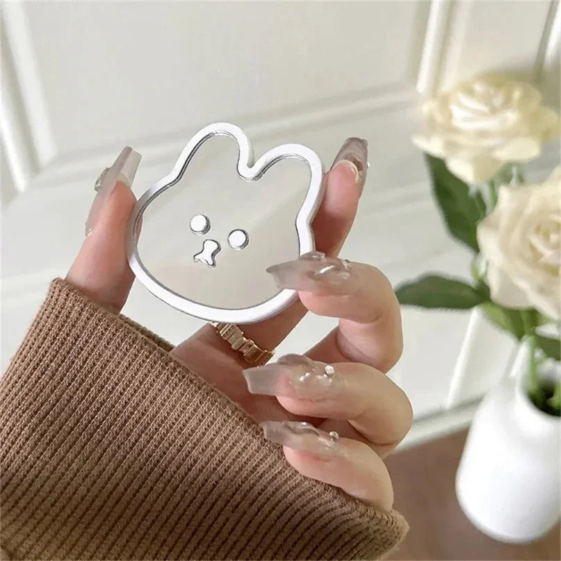 Cute Rabbit Mirror Phone Grip Stand – Universal Smartphone Mount Phone Grip Stand Richie's