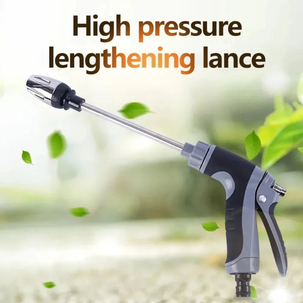 High-Pressure Car Wash Water Gun – Alloy Pole & Rubber Handle Pressure Spray Water Gun Richie's