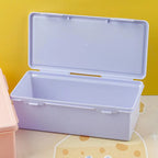 Large Capacity Plastic Pencil Box with Lid – School & Office Pencil Box Organizer Richie's