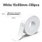 Marklife P15 Thermal Label Paper Roll – Self-Adhesive Stickers Thermal Label Paper Richie's White 15x50mm