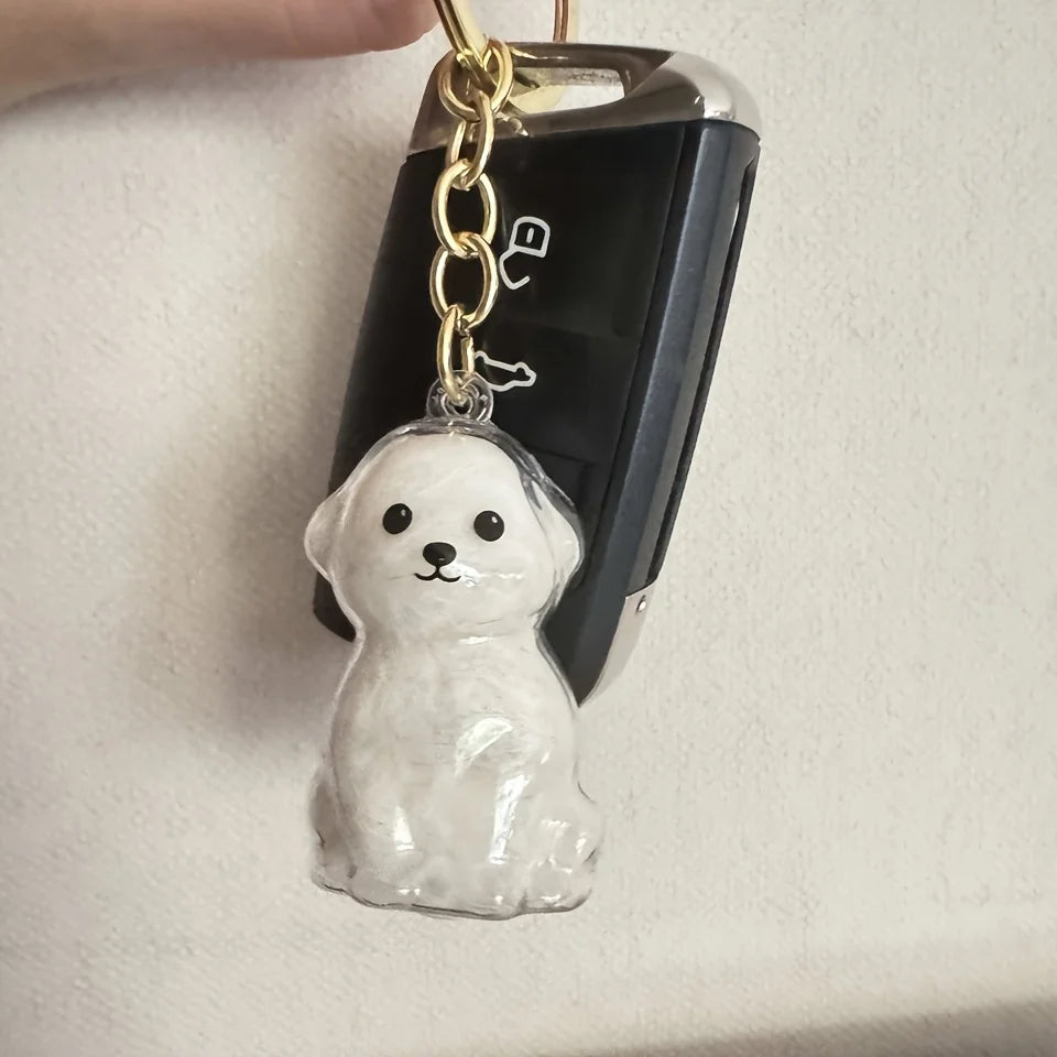 Transparent Pet Hair Keepsake Capsule Bottle with Keychain Pet Keepsake Capsule Richie's