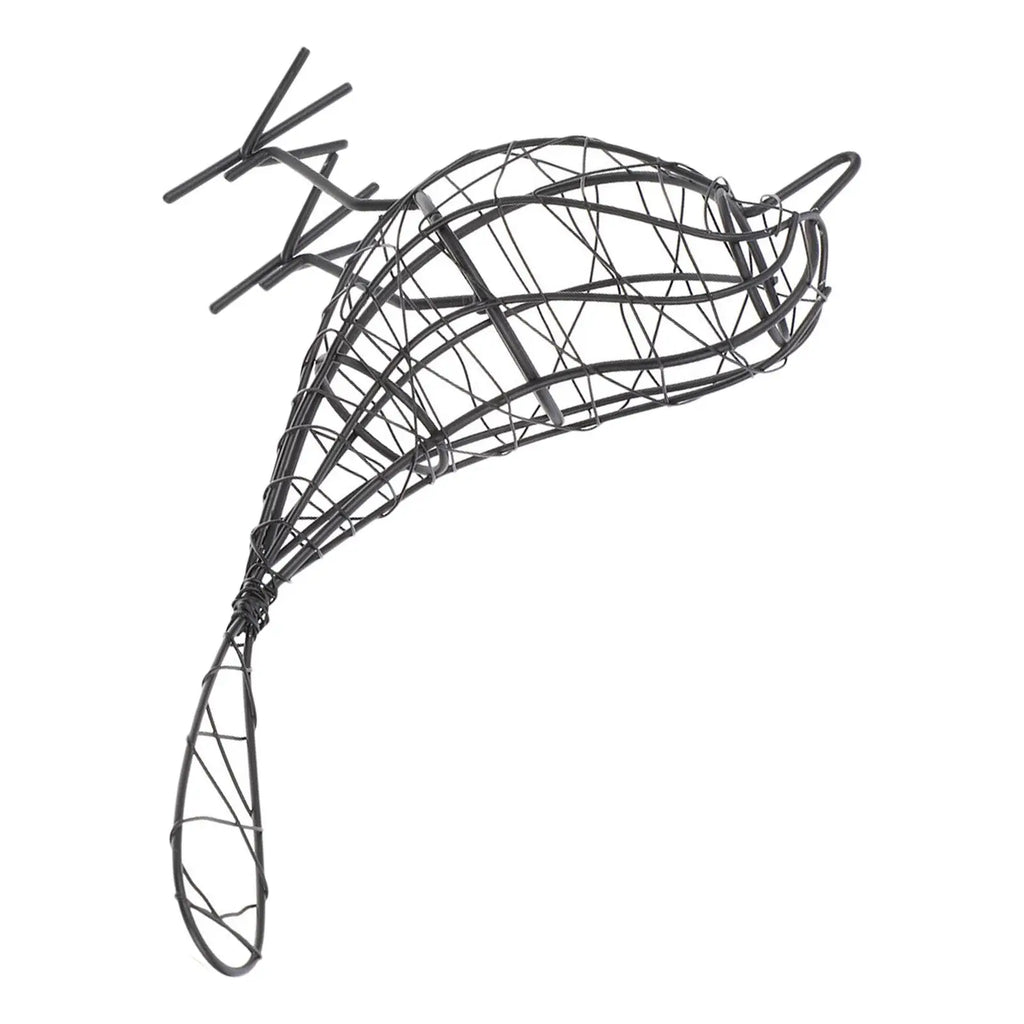 Black Iron Wire Bird Sculpture – Rustic Garden & Home Décor Iron Bird Sculpture Richie's Default Title