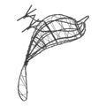 Black Iron Wire Bird Sculpture – Rustic Garden & Home Décor Iron Bird Sculpture Richie's Default Title