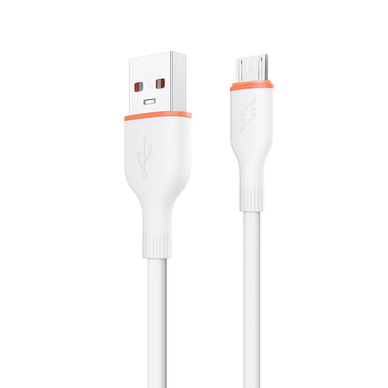 3A Fast Charging USB-A to Type-C / Micro USB Silicone Cable USB Charging Cable Richie's USB-A to Micro-USB