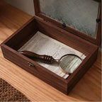 Retro Wooden Flip Cover Desktop Jewelry & Storage Box Wooden Storage Box Richie's