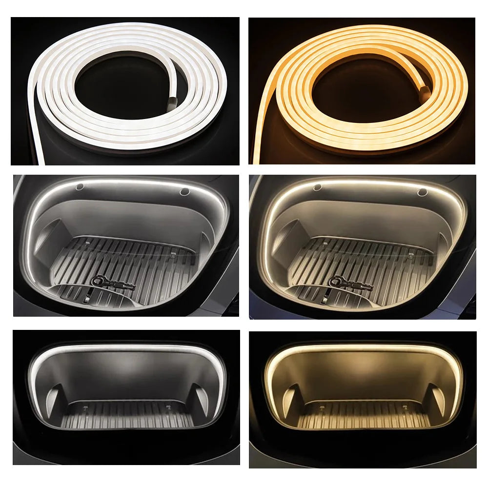 Tesla Model 3 & Y Frunk LED Surround Light Strip – IP67 Automotive LED Strip Richie's