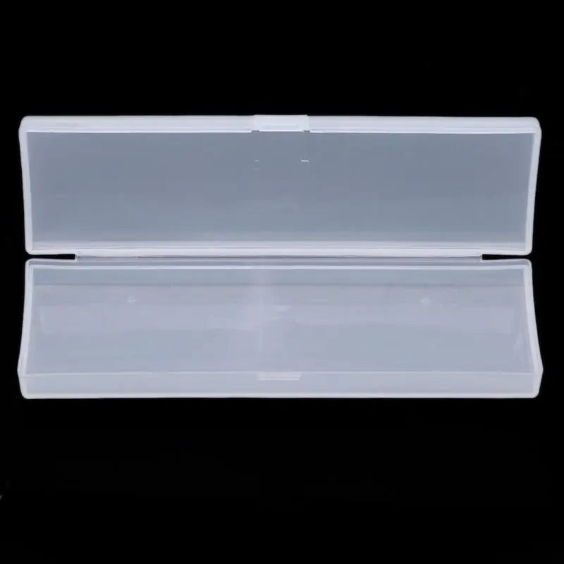 Frosted Matte Plastic Pencil Case – Clear Pen Storage Box Pencil Case Richie's S