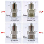Brass Luer Lock Valve Adapter G1/8 G1/4 M10 M12 Dispensing Dispensing Valve Adapter Richie's