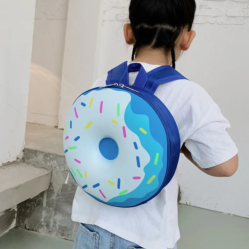 Cute Cartoon Donut Kids Backpack – Kindergarten Boys Girls Kids Cartoon Backpack Richie's