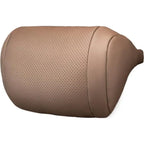 Luxury Leather Car Neck Headrest Pillow – Ergonomic Support Car Headrest Pillow Richie's BrownA