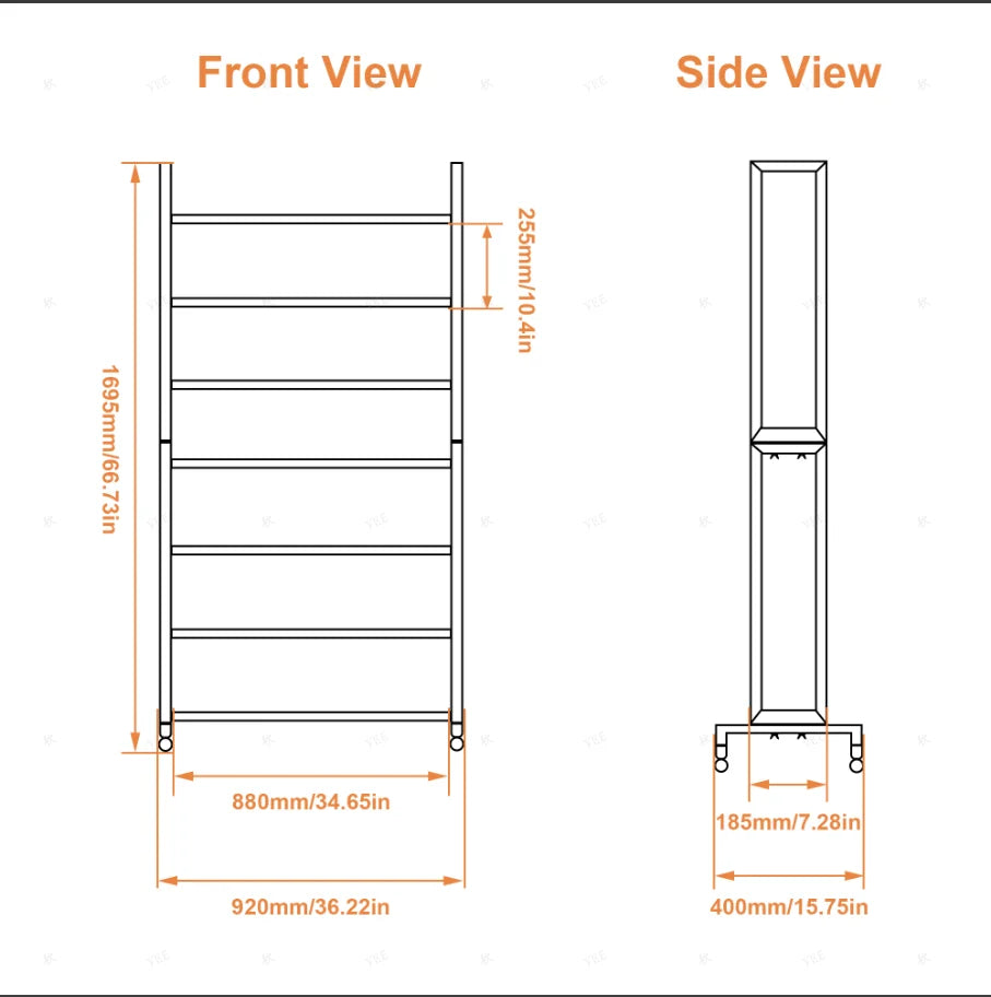 7-Layer 3D Filament Storage Rack 1695×920mm Mobile Shelf Filament Storage Rack Richie's