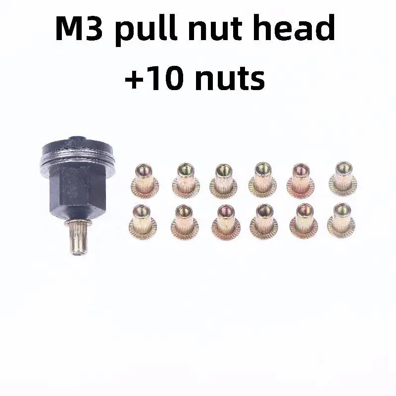 11-Piece Manual Rivet Nut Tool Set – M3 to M12 Hand Riveter Rivet Nut Tool Richie's M3 11pcs
