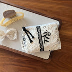 French Art Deco Lace Embroidered Mini Coin Purse Cotton Pouch Coin Purse Pouch Richie's 2