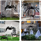 Extra Large Halloween Plush Black Spider Party Decor Prop Halloween Decoration Richie's